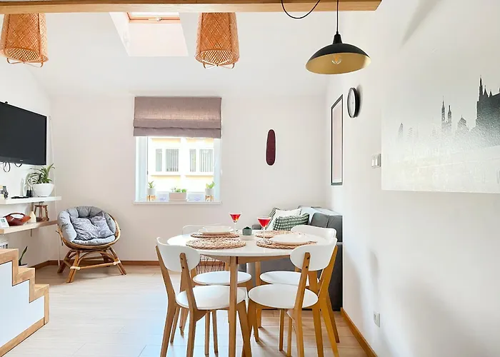 Modern Apartments With Air Conditioning, Vistula Boulevards, Cracow City Heart
